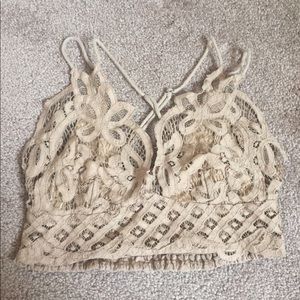 Free People Adella Longline Bralette
